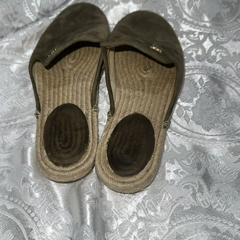 Michael Michael Kors Mule Slip On Slide Espadrille Olive Green  Size: 6.5